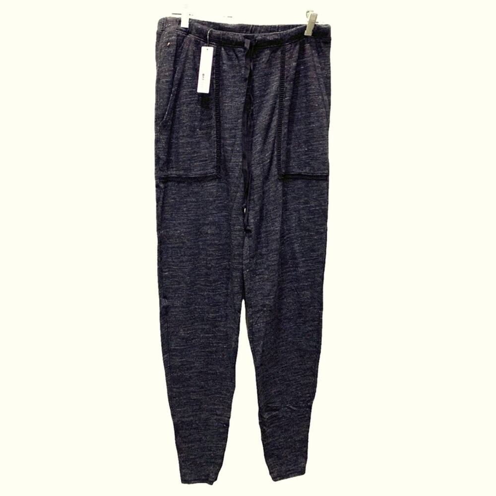 Women's LA Made pants dark heather gray leisure pants. Pull on Size M
